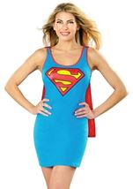Adult Supergirl Tank Dress Women Costume