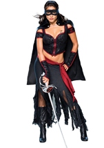 Lady Zorro Deluxe Women Costume