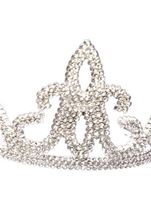 Plastic Tiara With Silver Combs