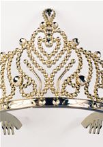 Tiara With Gold Combs 