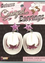 Cowgirl Deluxe Hat Earrings