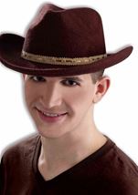 Deluxe Cowboy Hat Brown