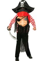 Big Face Buccaneer Adventure Boys Costume