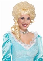 Colonial Lady Blonde Belle Wig