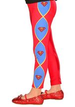 Supergirl Footless Tights