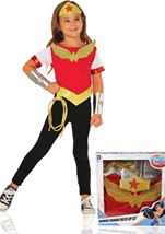 Wonder Woman Girls Costume Set