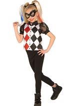 Harley Quinn Girls Costume Set