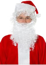 Santa Claus Wig And Beard Set