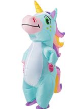 Blue Unisex Unicorn Inflatable