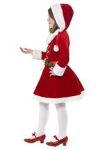 Kids Little Miss Santa Girls Costume