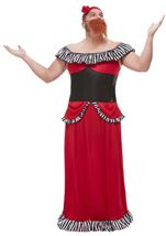 Adult Bearded Lady Men Costume