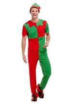 Adult Christmas Elf Men Costume