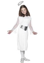 Kids White Angel Girls Costume