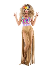Adult Hippy Woman Costume