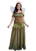 Adult Rose Fairy Princess Plus Size Women Costume