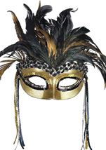 Warrior Goddess Feather Mask  