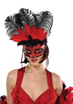 Red Feather Temptation Mask 