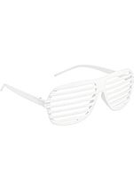 White slot Glasses Halloween Accessory 