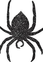 All ages Glitter Paper Spider Cutouts