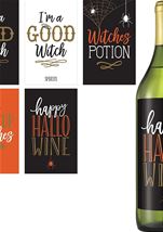 Adult Halloween Wicked Bottle Labels 