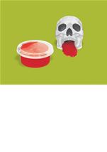 Plastic Skull Ooze Toy 