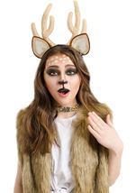 Adult Deer Halloween Costume Accessory Kit for Women