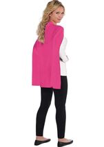 Pink Solid Color Super Hero Costume Cape