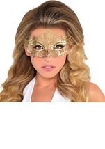 Gold Filigree Masquerade Mask