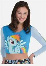 Adult My Little Pony Rainbow Dash Crop Top