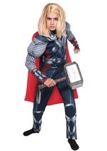 Kids Marvel Avengers Thor Muscle Costume Large