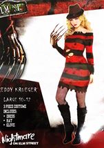 Freddy Krueger Girls Costume Large 