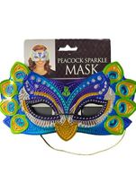 Peacock Sparkle Mask