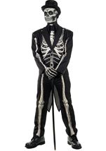 Adult Bone Chillin Skeleton Men Costume