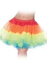 Rainbow Tutu Woman Skirt