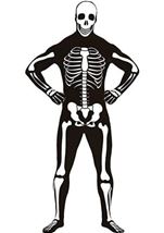 Skeleton Bodysuit Men Costume 