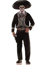 Day of The Dead King Men Costume