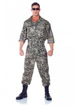 Digital Print Army Men Jumpsuit