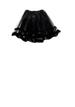 Black Women Tutu With Black Ribbon