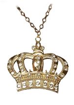 Crown Necklace Disco Chain