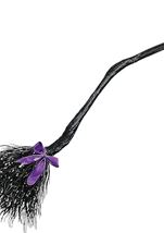 Witch Halloween Broom Black