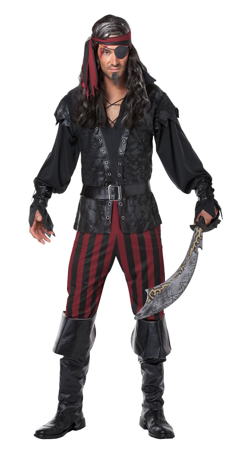 Adult Ruthless Rogue Men Pirate Costume | $54.99 | The Costume Land