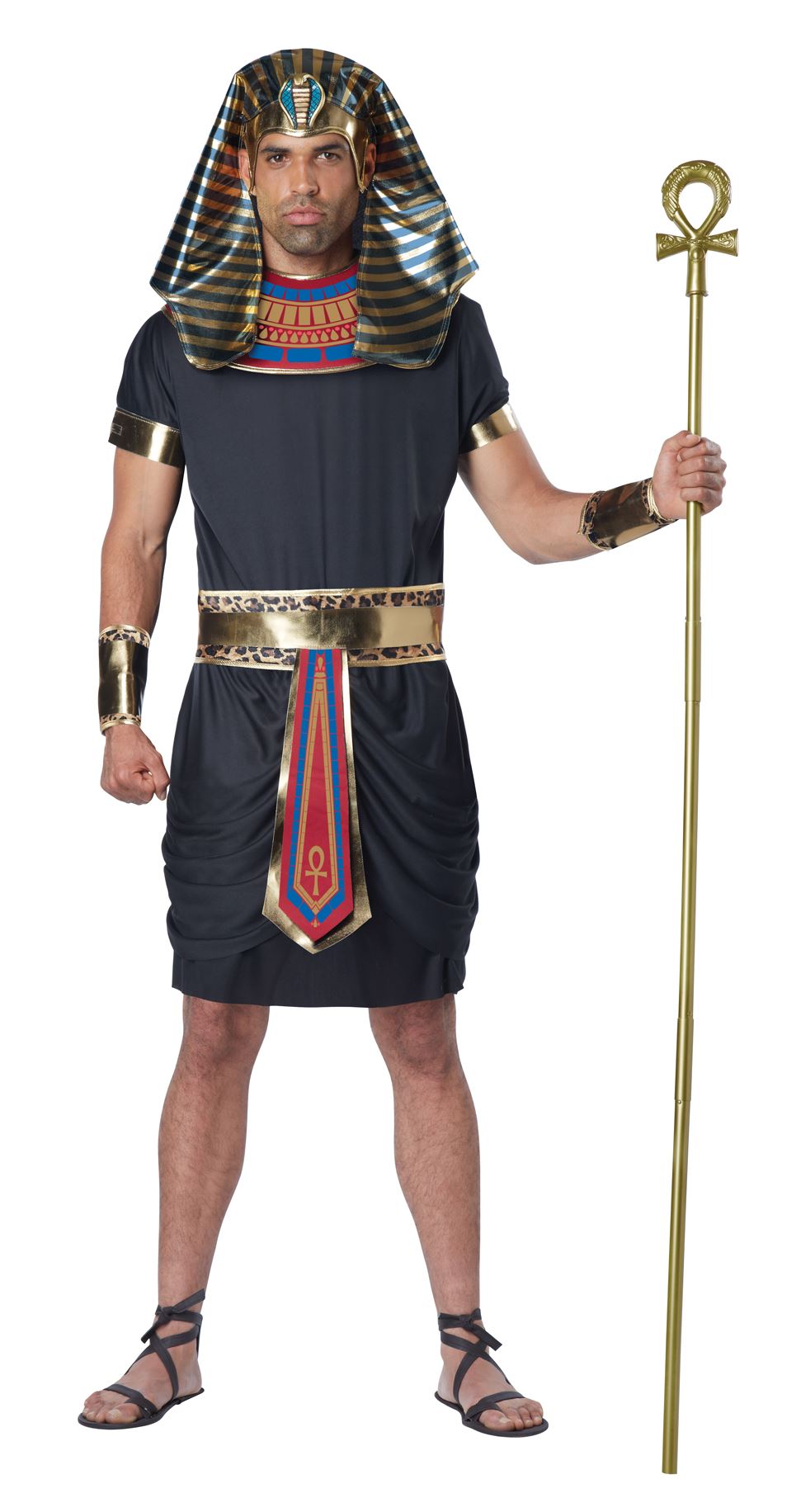 Specialty Xs S M L Xl Deluxe Egyptian Costume Adult Mens Pharoah King Tut Costumes Reenactment