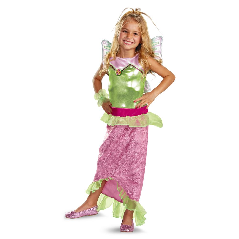 Winx Halloween Costume
 Winx Club Flora Mermaid Classic Girls Halloween Costume $19 99