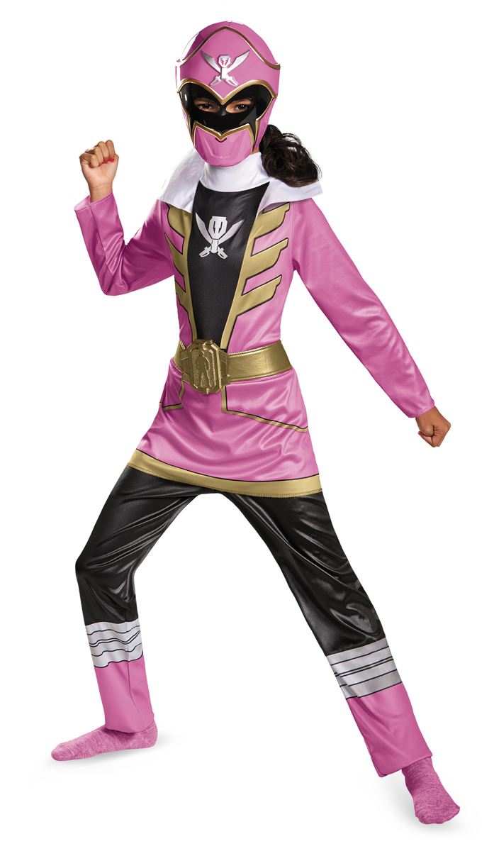 Power Rangers Pink Ranger Super Megaforce Classic Girls Halloween
