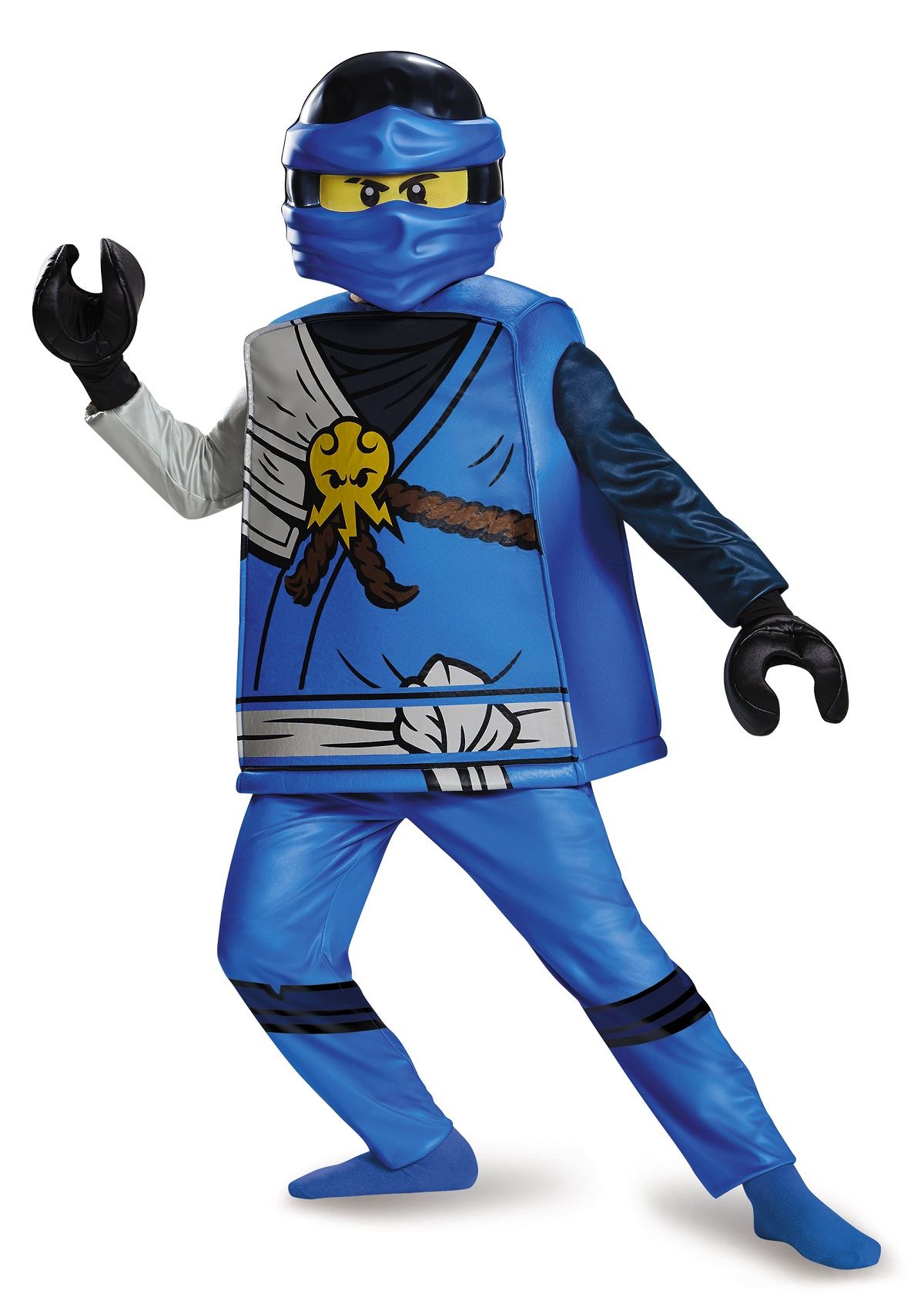 Kids Ninjago Jay Deluxe Boys Lego Costume, $44.99