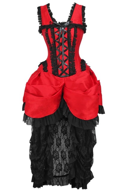 corset over dress