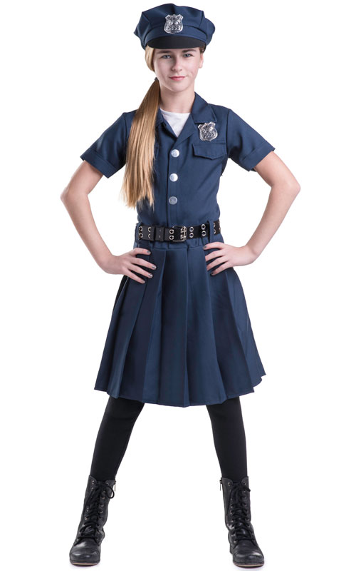 Kids Police Officer Girls Costume | $33.99 | The Costume Land