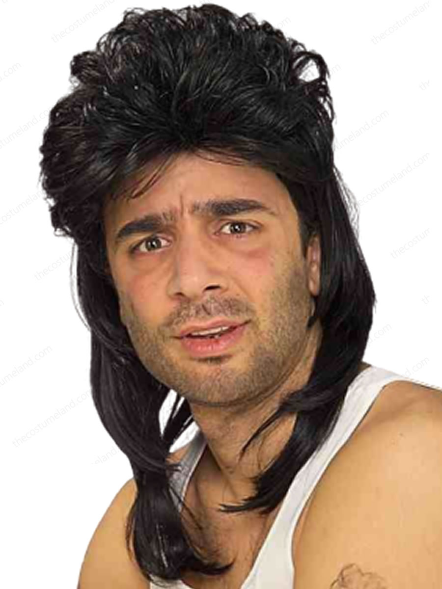 male mullet wig