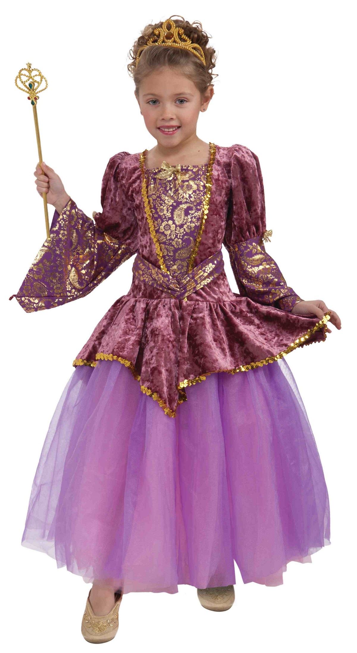 Kids Royal Plum Princess Girls Costume | $24.99 | The Costume Land