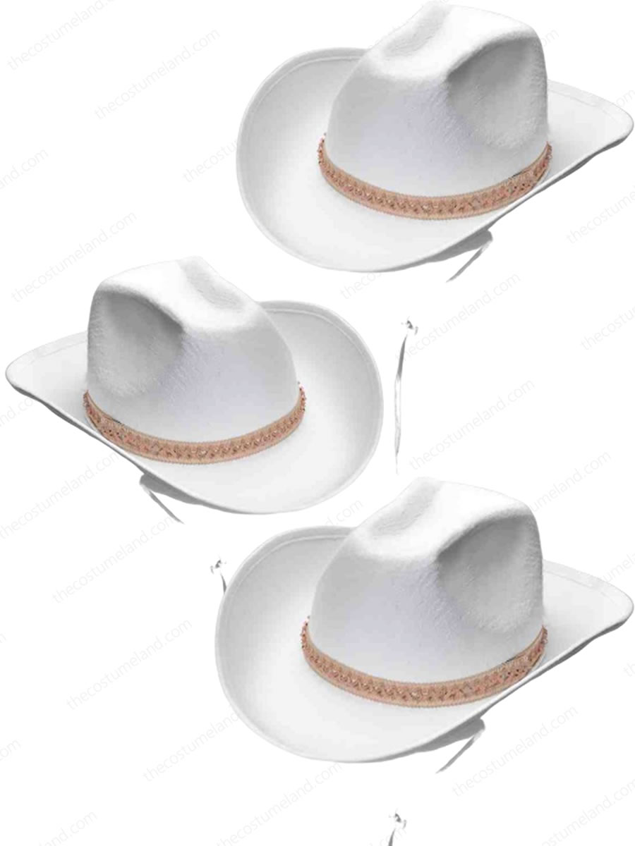 white cowboy hat